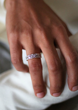 Diamond Jigsaw Ring
