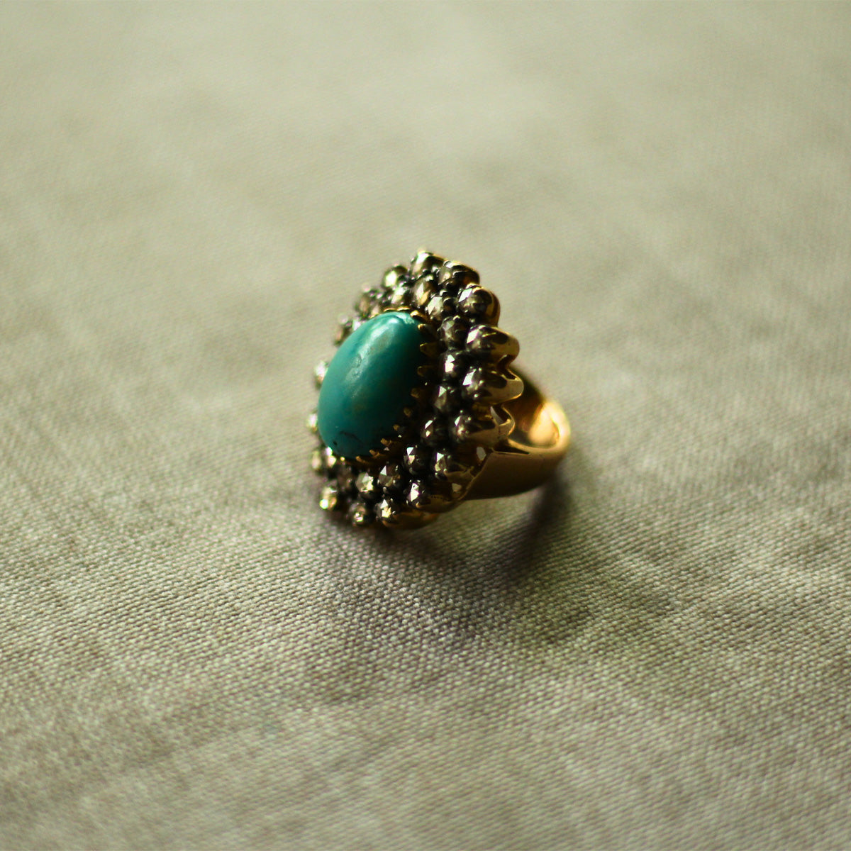 Turquoise Serenity Cocktail Ring