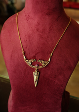 Twin Parrot Warrior Necklace