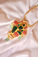The Priya Sage Green Meets Jadau Pendent