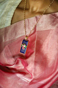Amrita Ganesha on a Lapis Pendant