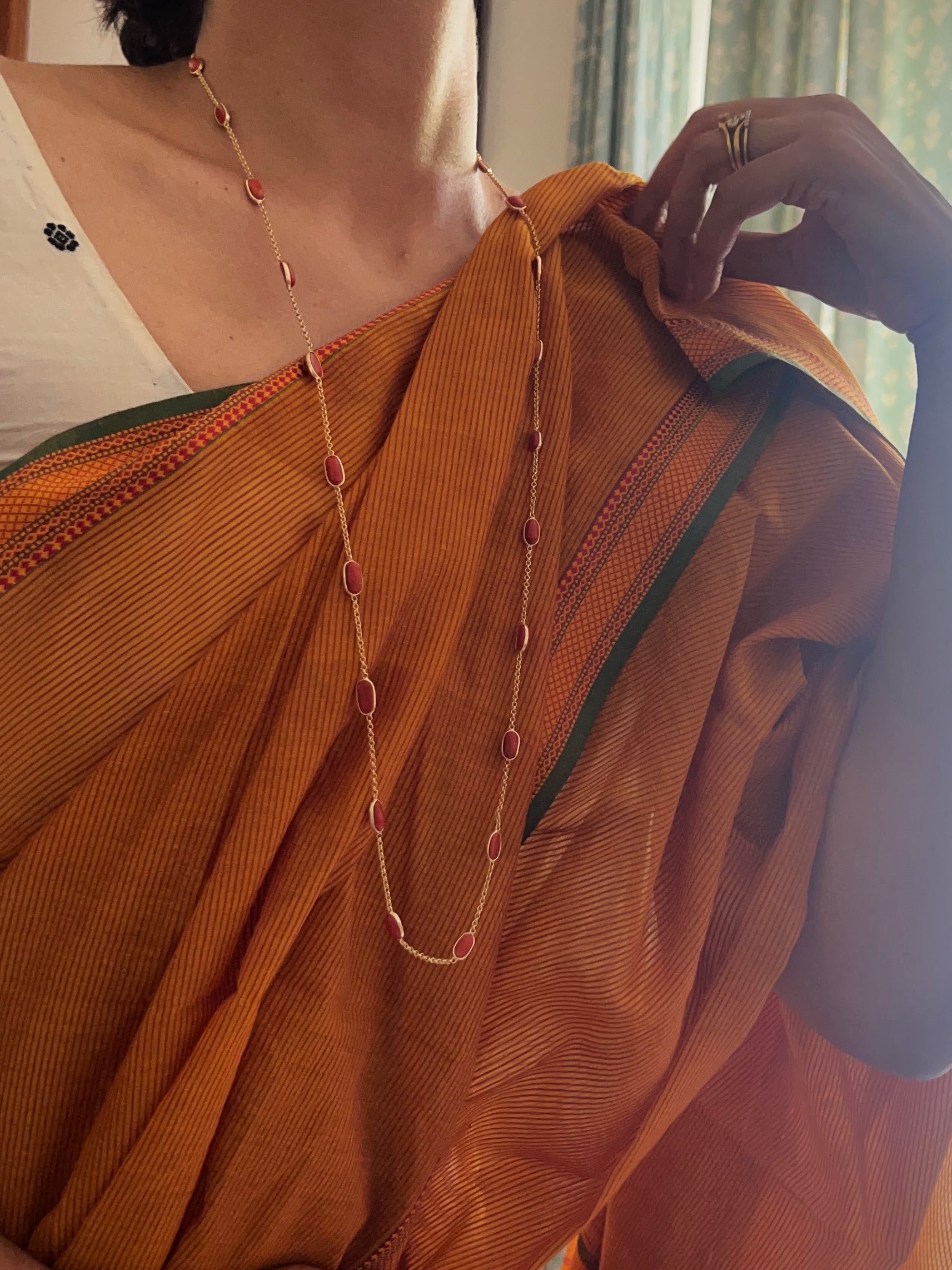 Charusheela Coral Necklace
