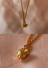 The Blooming Lotus Necklace ( Gold-plated Silver)