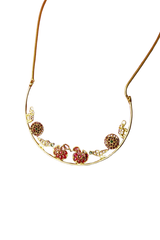 The Garden of Rudrani Arch Necklace (with Hamsa Duo)