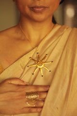 Sun Necklace- Gold Plated