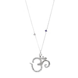 Studded Om Pendant