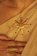 Sun Necklace- Gold Plated
