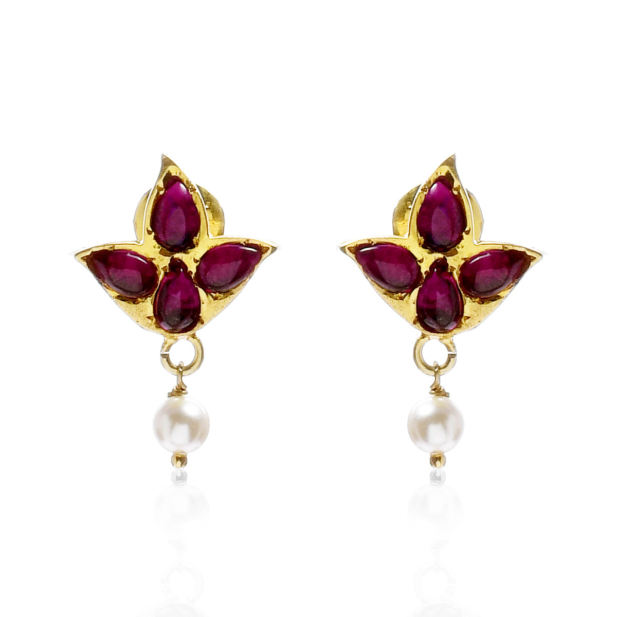 Lotus Pearl Stud