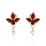 Lotus Pearl Stud