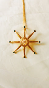 Sun Necklace- Gold Plated