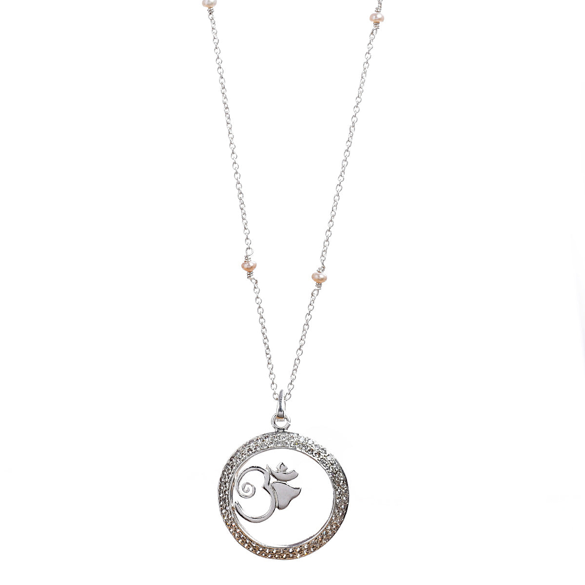 Ganesha Om With Pearl