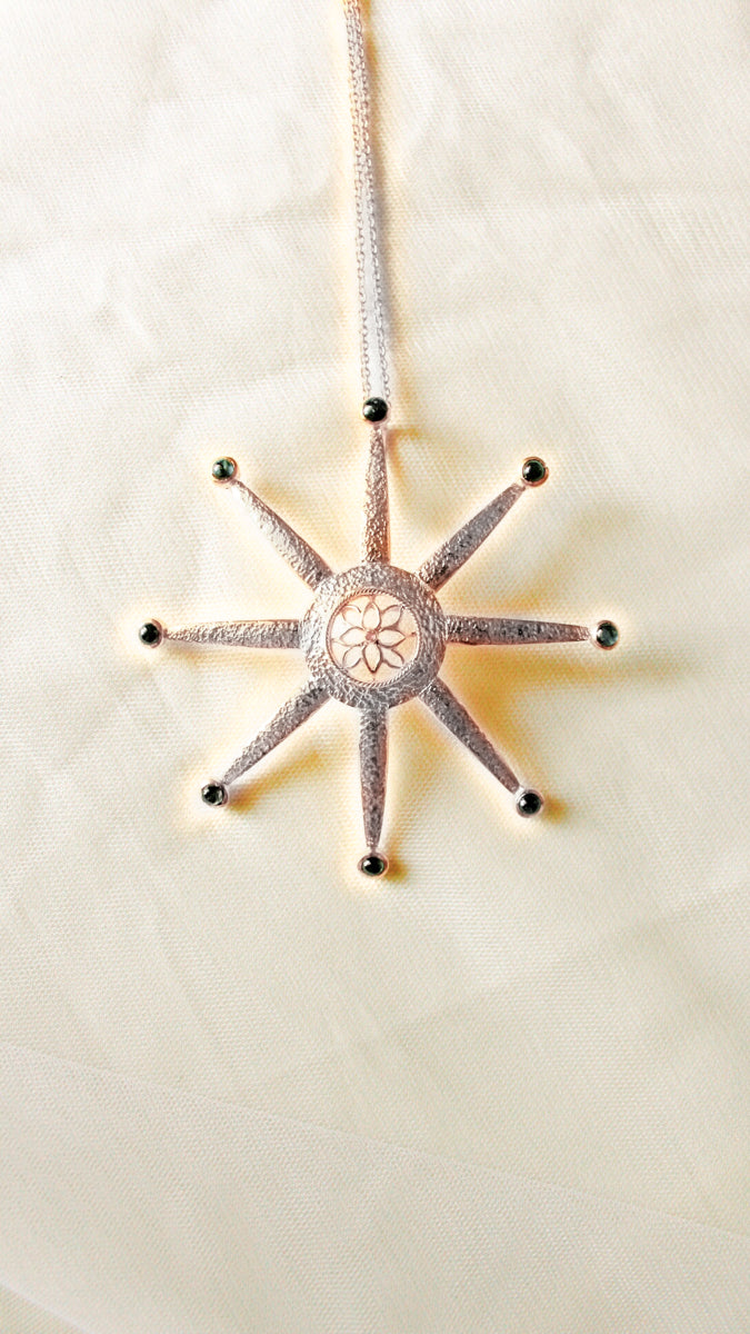Sun Necklace- Silver