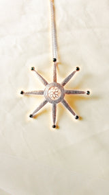 Sun Necklace- Silver