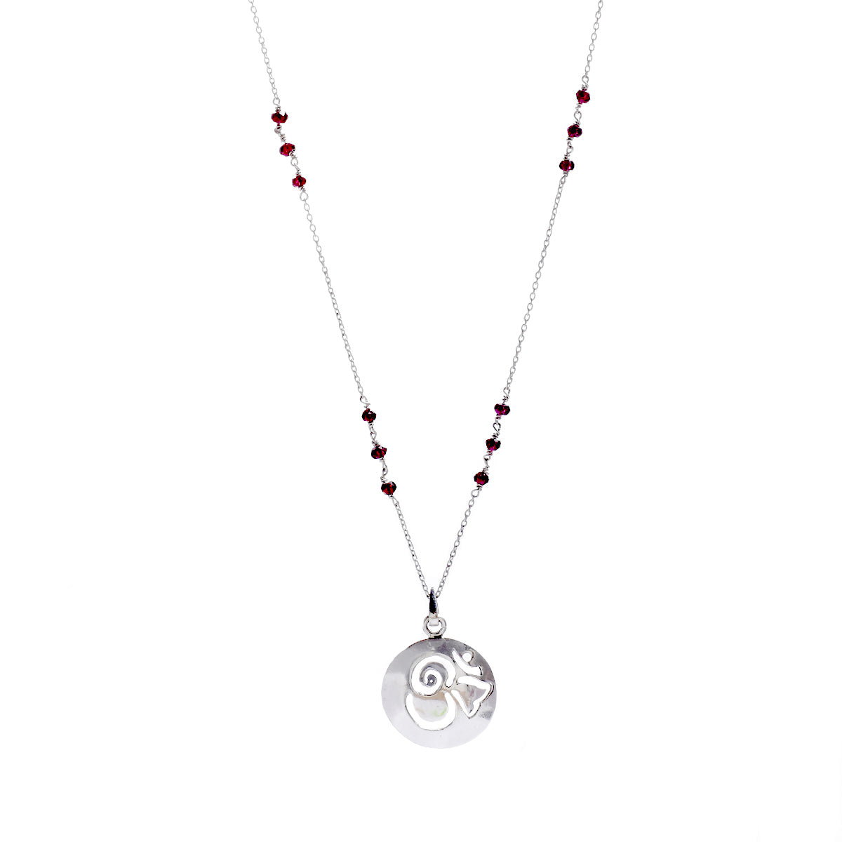 Disc Ganesha Om Pendant
