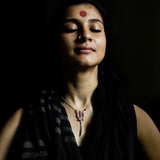 Shiva Trident Trishul Necklace (Silver)