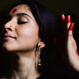 Masculine Feminine Balance Tantra Earrings (Gold-plated)