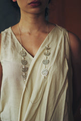 Filigree Phases of the Moon Necklace