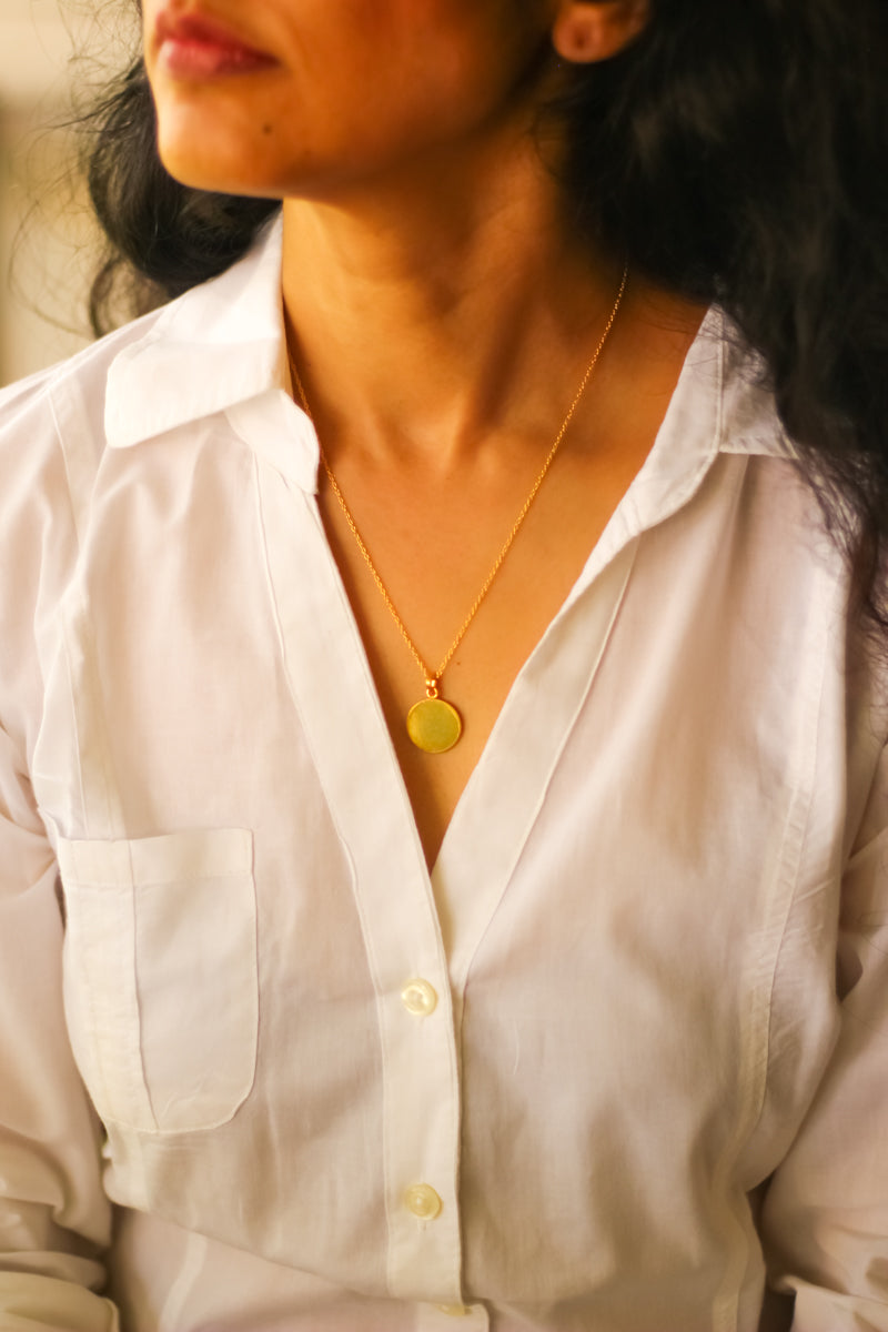The Circle of Life Necklace -Medium (Gold-Plated)