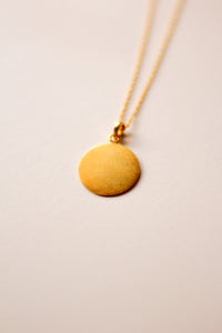 The Circle of Life Necklace -Medium (Gold-Plated)