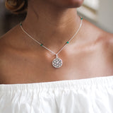 Creation Pendant - Emerald Green