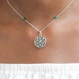 Creation Pendant - Emerald Green