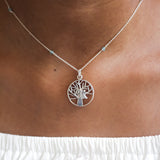 Ganesha Om Over Tree Of Life
