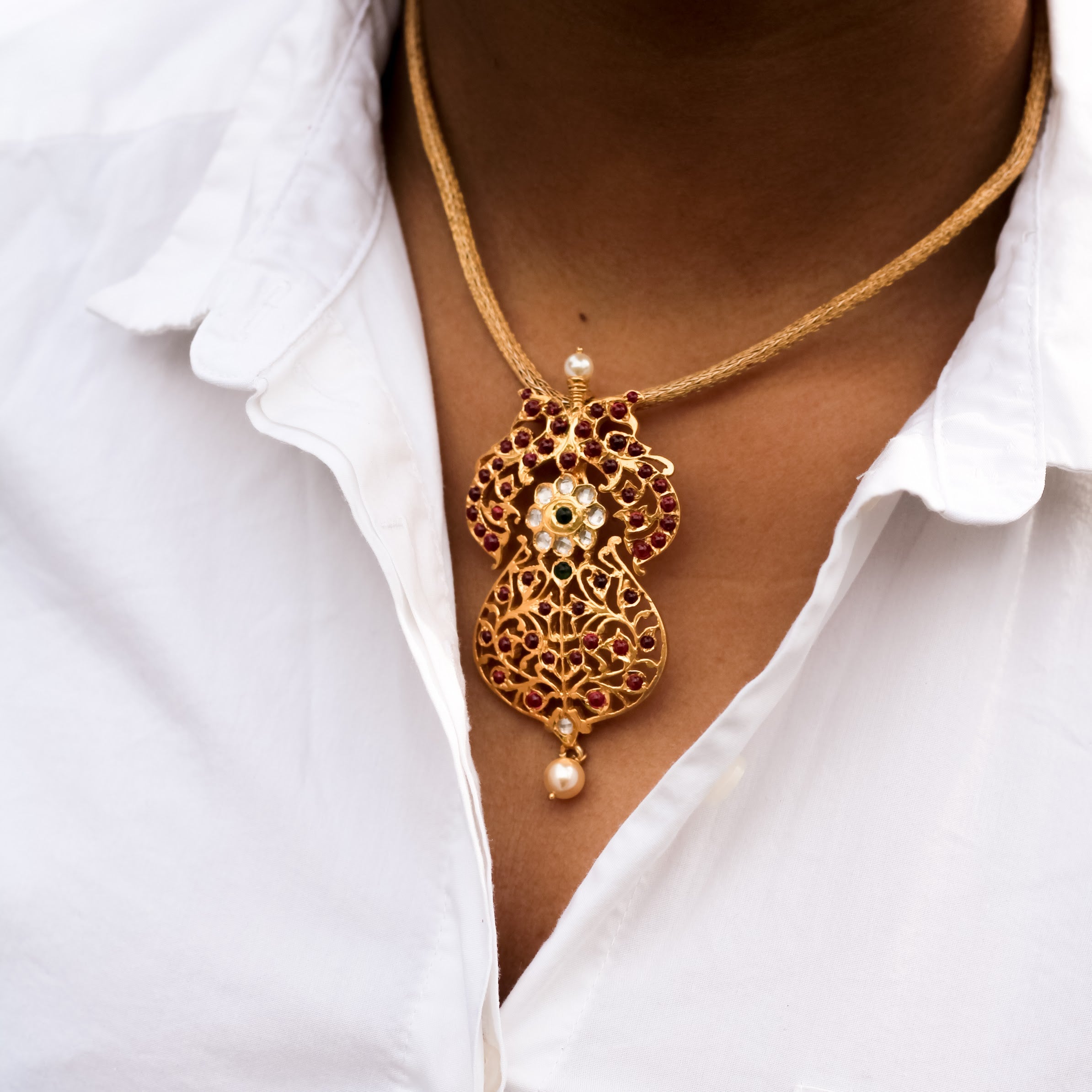 Two Headed Parrot Pendant