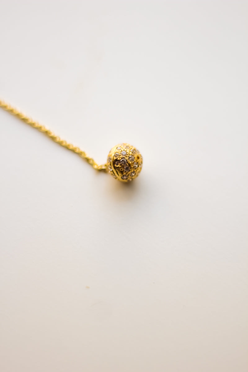 Floral Trio Necklace (Gold-Plated)