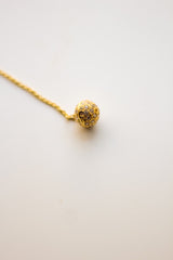 Floral Trio Necklace (Gold-Plated)