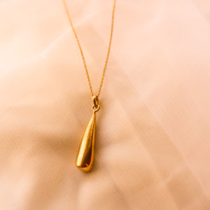 Flame Pendant- Gold plated (Small)