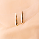 Flame Earrings- Silver (Small)