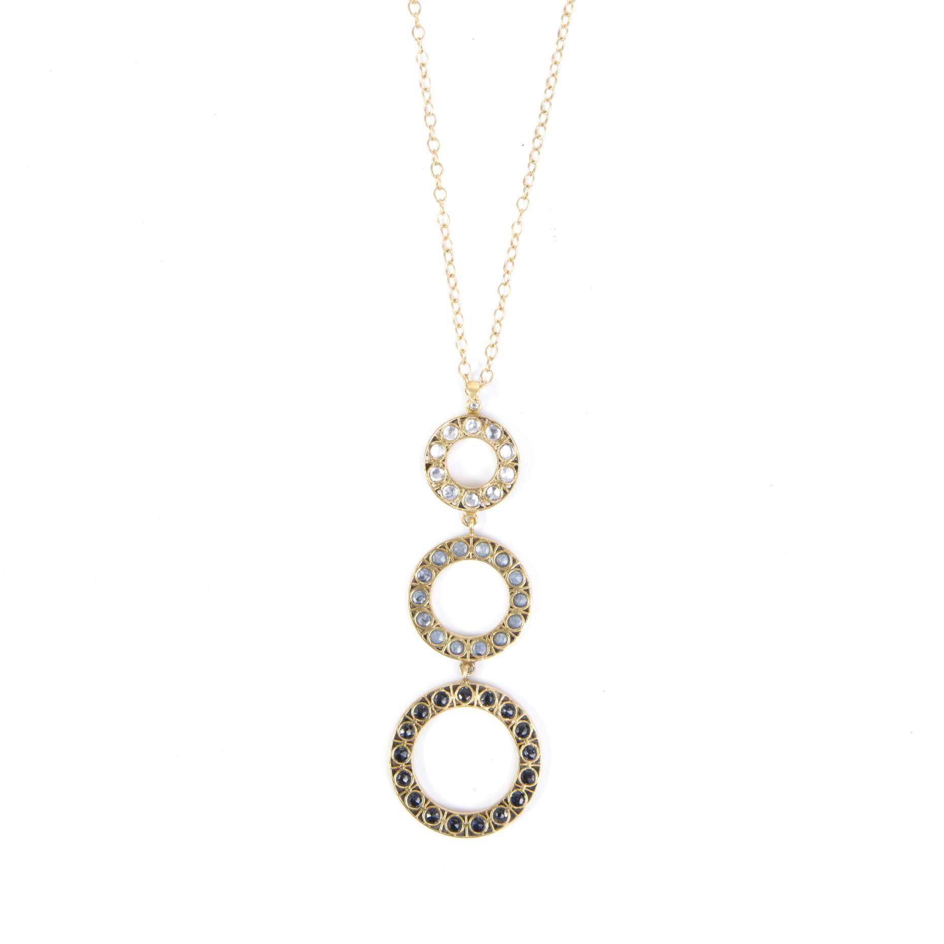 The Three In My Universe Circular Kundan Necklace