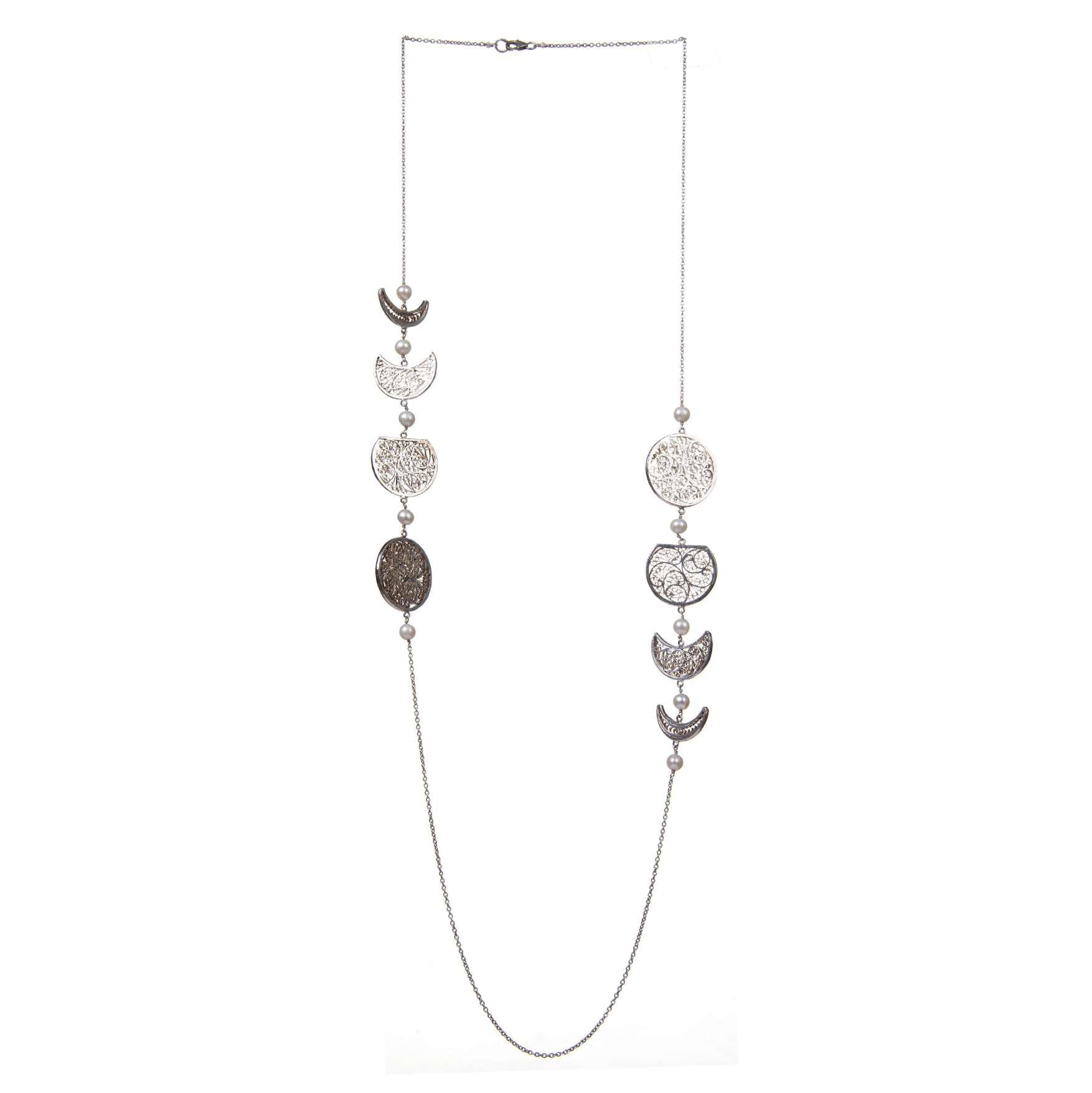 Phases Of The Moon Necklace : Diana :