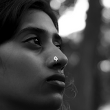 Trishul Clip-on Nosepin Silver