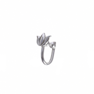 Blessing Lotus Clip-on Nosepin (Silver)