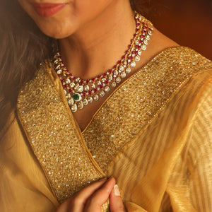 Divine Trio Diamond Necklace
