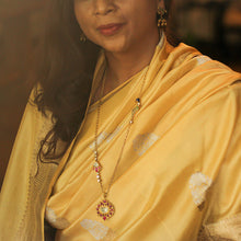 Load image into Gallery viewer, Ethereal Radiance Polki Long Necklace
