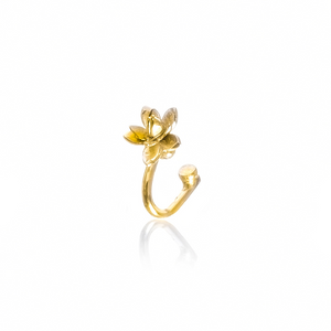 Blooming Lotus Clip-on Nosepin (Gold-plated)