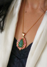 Rudrani Fine Carved Gemstone Necklace
