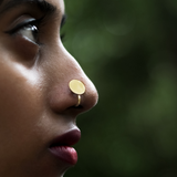 Dot Medium Nosepin Gold-plated