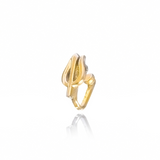 Trishul Clip-on Nosepin (Gold-Plated)