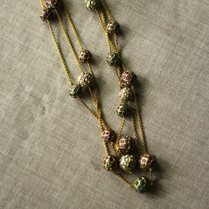 Cosmic Cocoon Gemstone Necklace