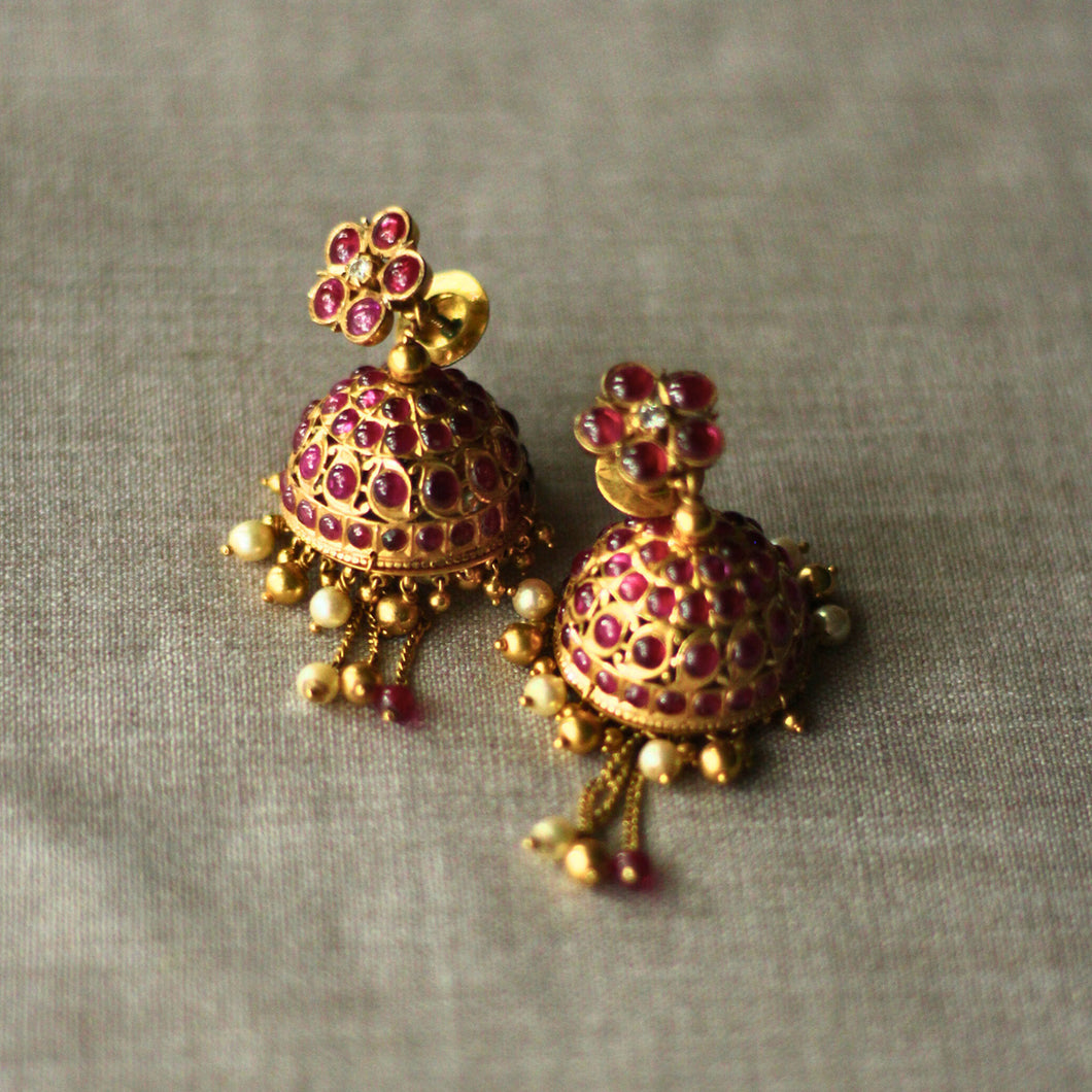Aparna Chandelier Jhumka Earrings