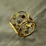 Ruby Droplets Cuff