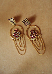 Chettinad Hamsa Celebration Earrings