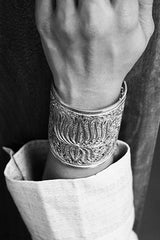The Padmotsav Cuff (Silver)