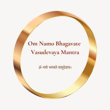 Load image into Gallery viewer, Om Namo Bhagwate Vasudevaya Mantra Bangle
