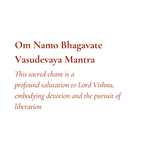 Om Namo Bhagwate Vasudevaya Mantra Bangle