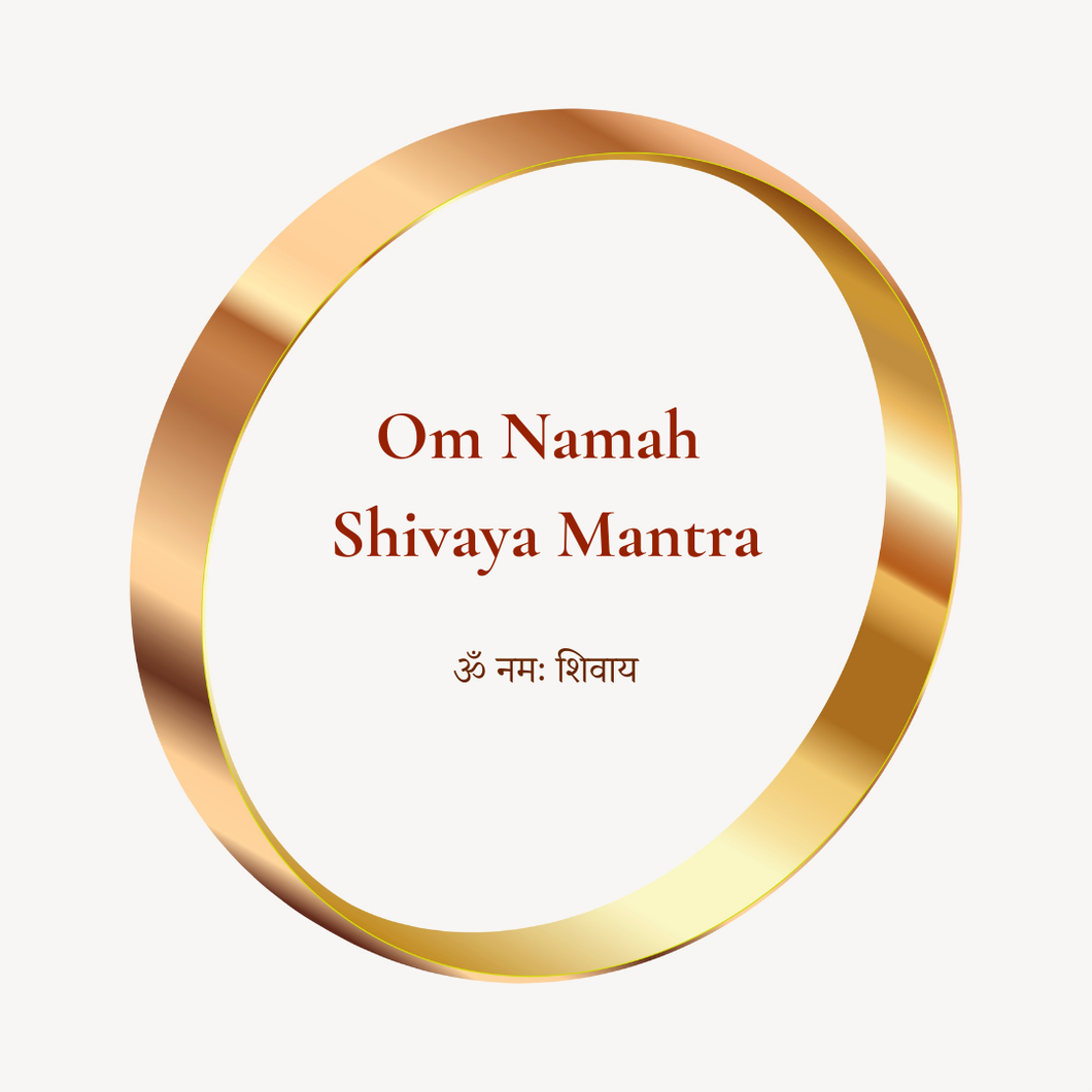 Om Namah Shivay Mantra Bangle