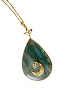 Load image into Gallery viewer, A Dew Drop From The Ganges Necklace
